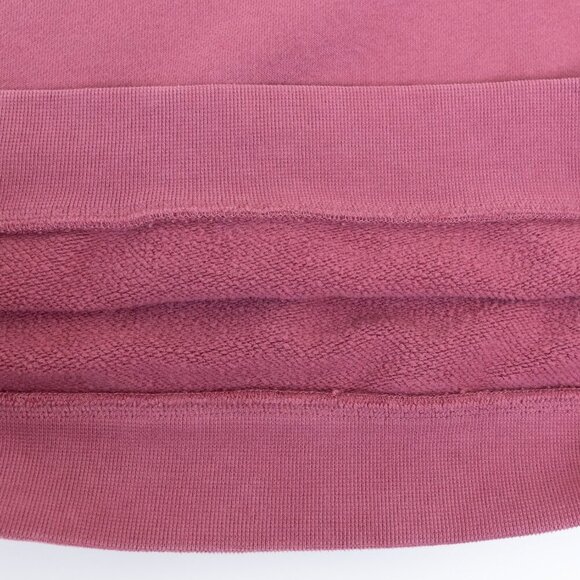 ALO Renown Heavyweight Crew Neck Pullover Sweatshirt Oversized Unisex Pink Small - Picture 9 of 9